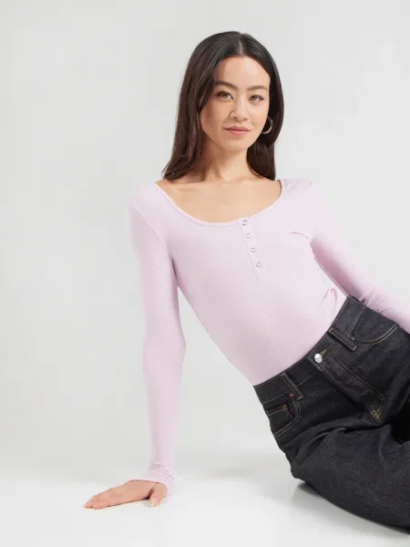 PIECES Tricou PCKITTE mov liliachiu