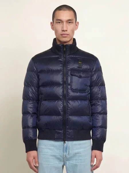 Péřová bunda Blauer modrá