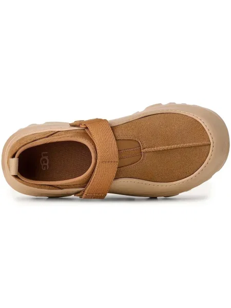UGG Sneakers tornacipő M PEAKMOD LOWCUT | hasított bőr barna