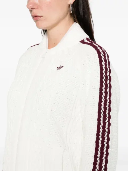 Hanorac Adidas din velur alb