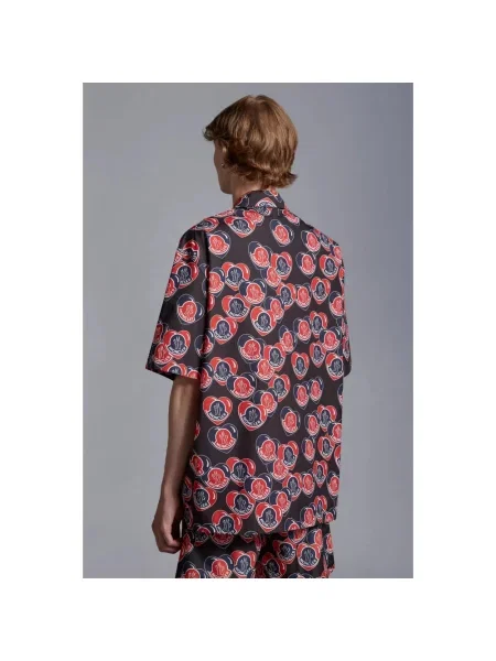 Koszula Moncler w serca czerwona
