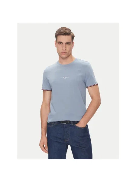 Tommy Hilfiger Póló Logo Regular Fit kék