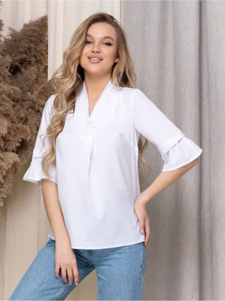 Блуза Uaclothes софтшел білий