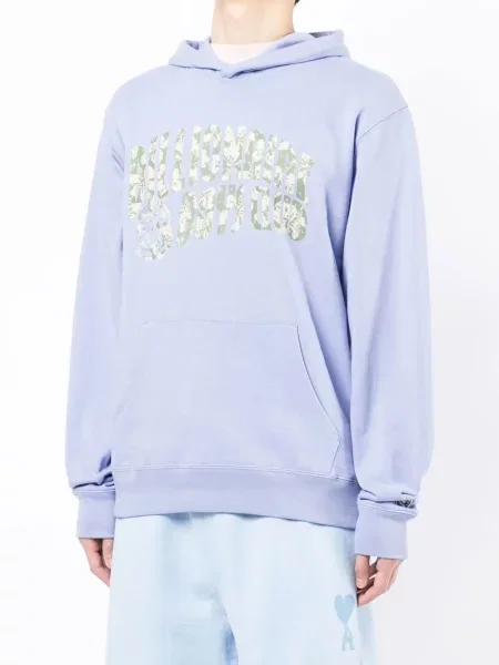Bluza z kapturem dziecięca Billionaire Boys Club fioletowa