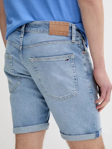 Tommy Jeans szorty jeansowe niebieskie
