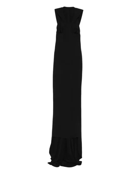 Rochie Vestiaire D'un Oiseau Libre cu glugă cu decolteu în V negru