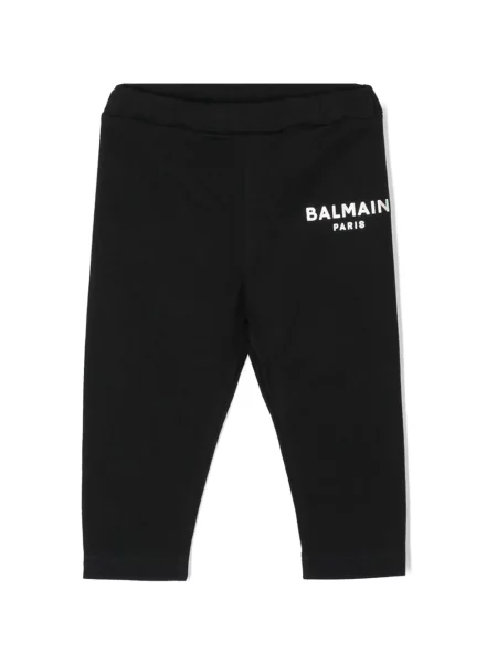 Legginsy dziecięce Balmain czarne