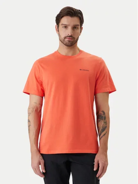 Columbia Marškinėliai CSC™ Logo Back Tee oranžinė