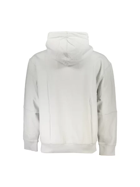 Bluza z kapturem Hugo Boss z długim rękawem szara