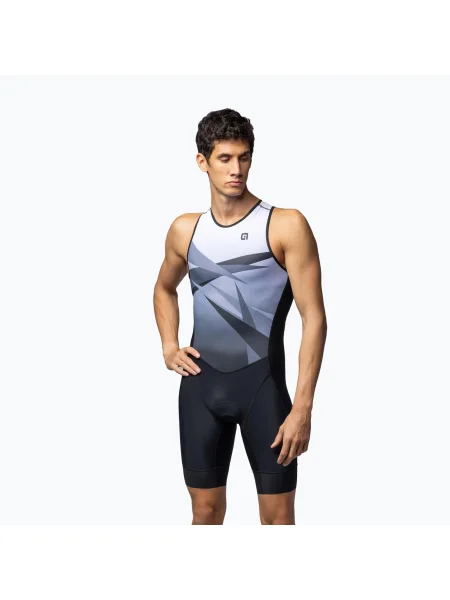 Férfi triatlon öltöny Alé Horizon fekete. Méret: S fekete