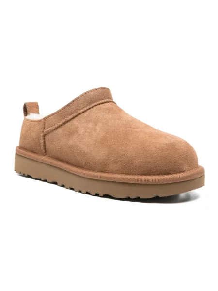 UGG kapcie zamszowe Classic Micro brązowy