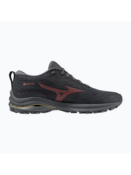 Olcsóbban. Női futócipő Mizuno Wave Rider GTX ébenfekete/ dubarry/ citrus. Méret: EU fekete