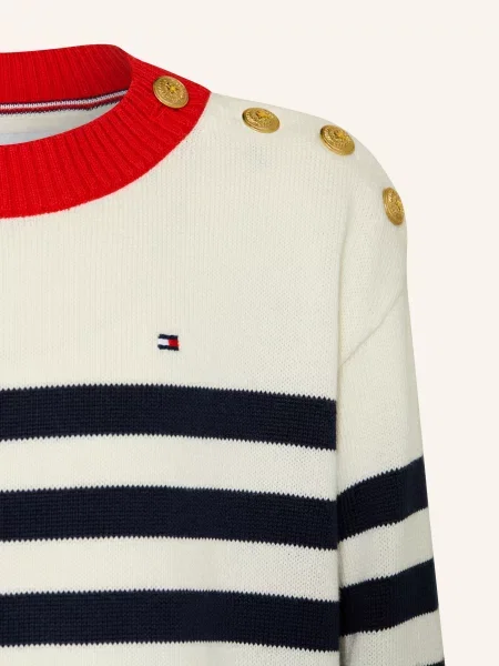 Tommy Hilfiger Swetry weiss biały