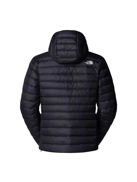 Geacă cu puf The North Face cu glugă clasică negru