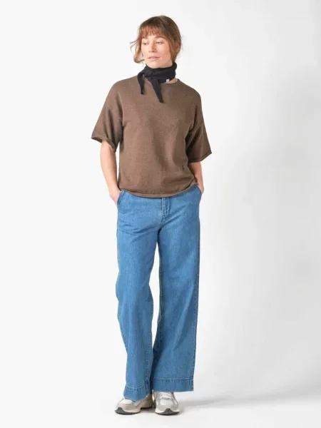 Klitmøller Collective Pulover Violet negru