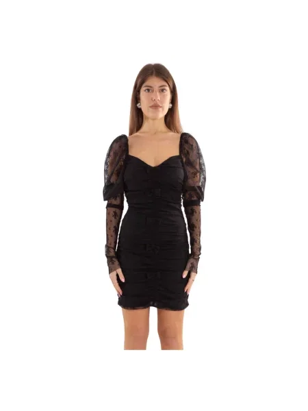 Mała mały sukienka mini Aniye By koronkowa czarna