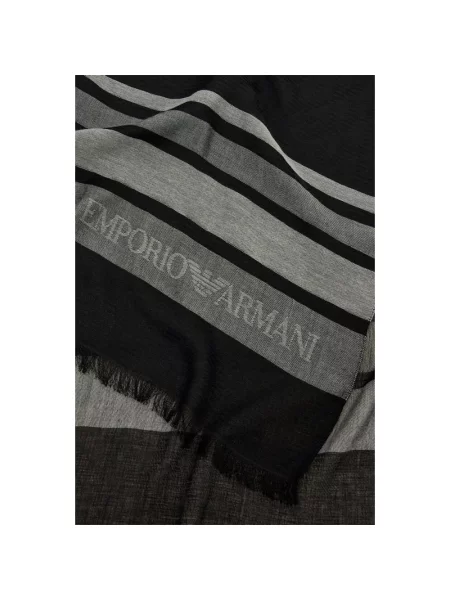 Szal Emporio Armani czarna