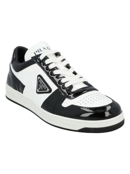 Sneakersy Prada skórzane czarne