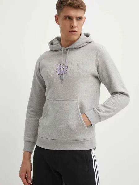 Dukserica adidas Originals za muškarce s kapuljačom siva