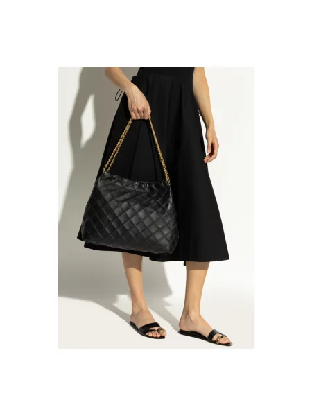 Torebka Tory Burch skórzana czarna