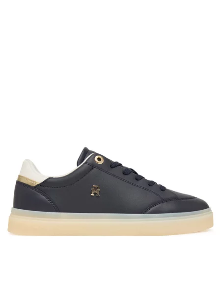 Tommy Hilfiger Laisvalaikio batai Th Chic Sneaker Elevated Tamsiai mėlyna