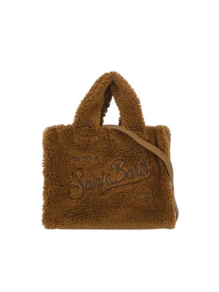 Torebka Mc2 Saint Barth typu teddy brązowa