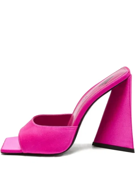 Sandale The Attico din satin roz