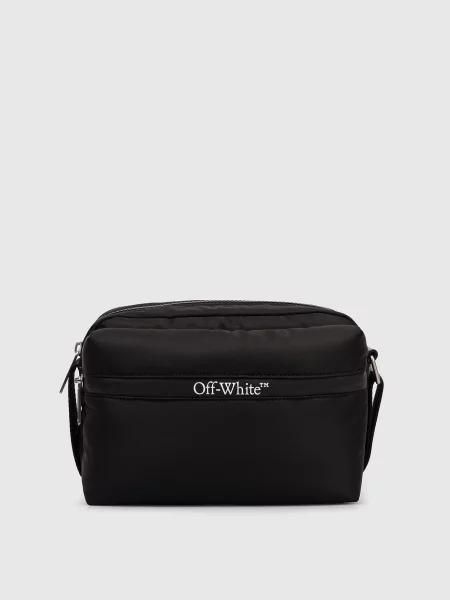 Сумка з логотипом Off-white чорна