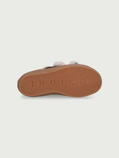 Inuikii SHEARLING LOW VELCRO sportcipő gyerek velúr barna