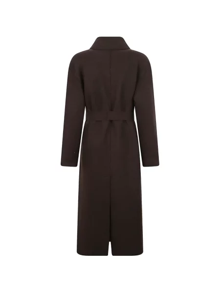 Kabát Lunaria Cashmere hnedá