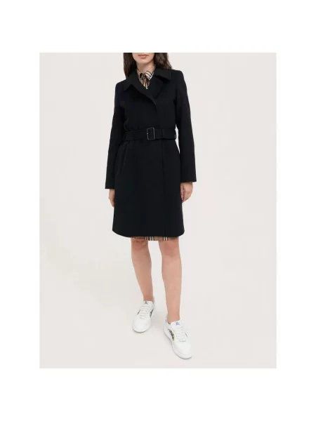 Płaszcz Burberry z kaszmiru czarny