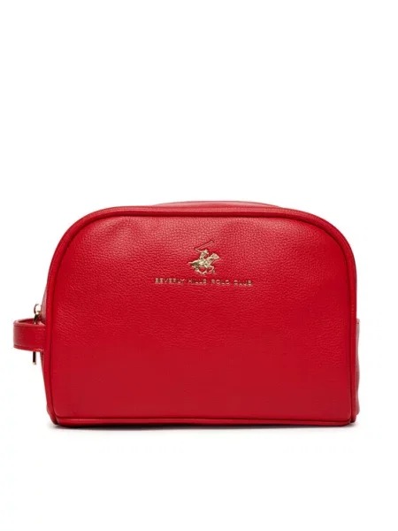 Kosmetyczka Beverly Hills Polo Club czerwona
