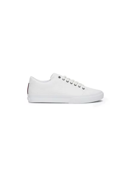 Pantofi Tommy Hilfiger streetstyle alb