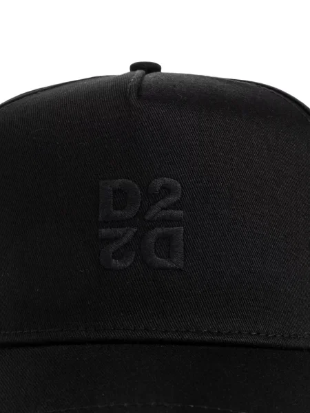 Șapcă Dsquared2 cu broderie negru
