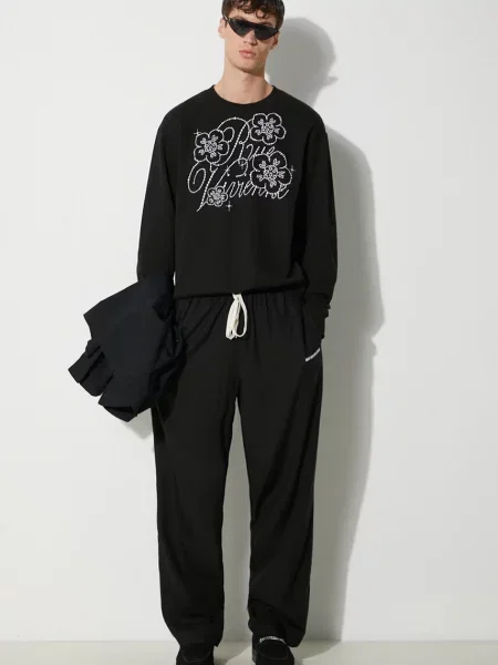 Kenzo hanorac de Constellation Emb Classic barbati cu imprimeu negru