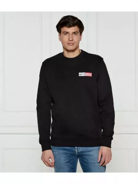 Tommy Jeans Pulóver fekete