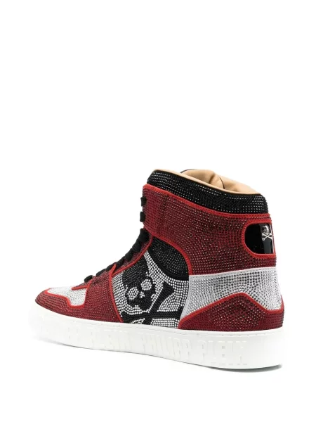 Křišťálové tenisky Philipp Plein černé
