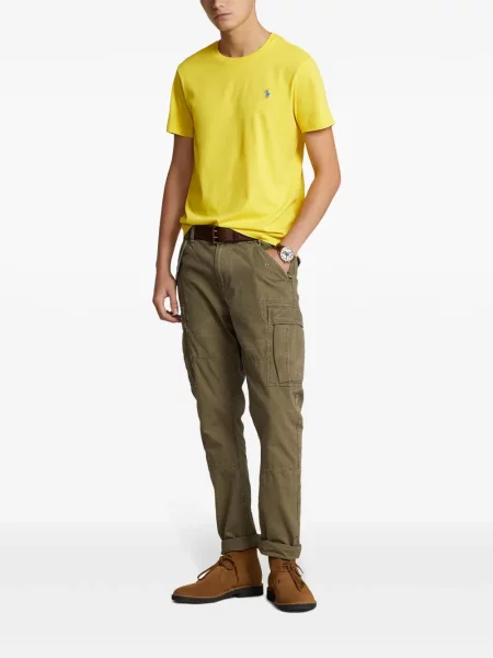 Polo Polo Ralph Lauren cu imagine de lână de costum verde