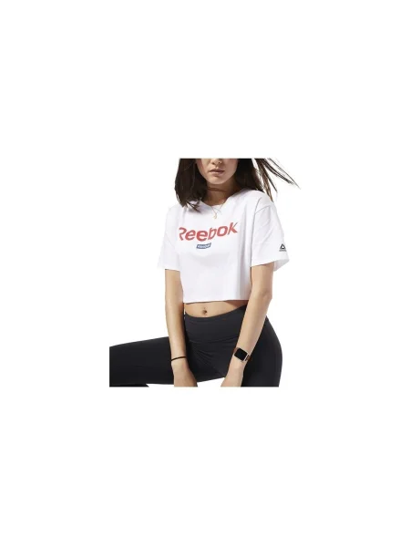 Cropped ruha Reebok Sport fehér