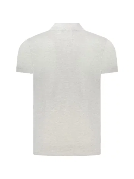 Ριγέ polo Cavalli Class με κέντημα γκρι