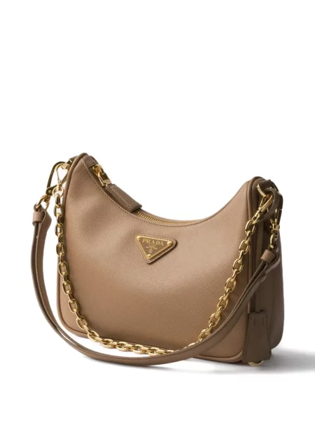 Кожена кожена чанта Prada