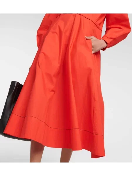 Puplin midi ruha Proenza Schouler fehér