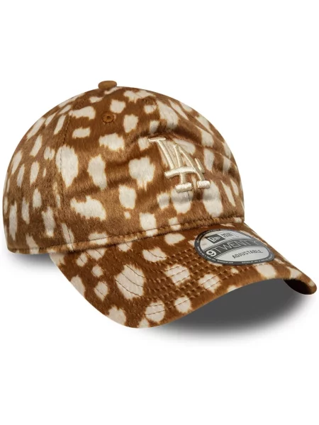 Állatmintás baseball sapka New Era nyomtatás barna