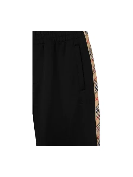 Spodnie dresowe Burberry w kratę retro czarne