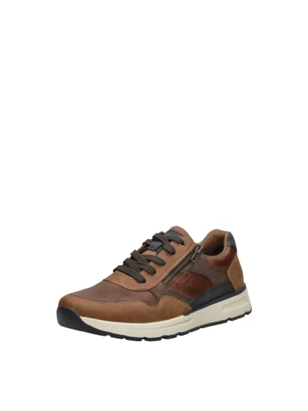 Sneakersy Rieker brązowe