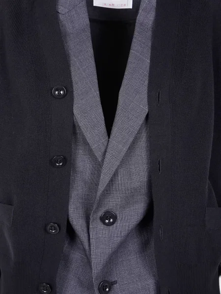 Cardigan Sacai de lână negru