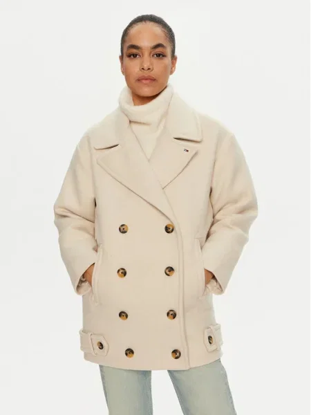 Tommy Jeans Palton bej