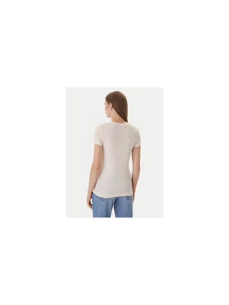 Guess Majica Slim Fit roza