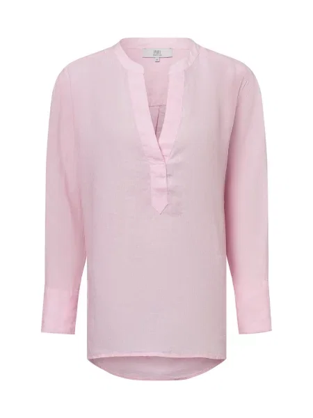 Ipuri Essentials Lniana bluzka Kobiety len jednolity 38 różowy