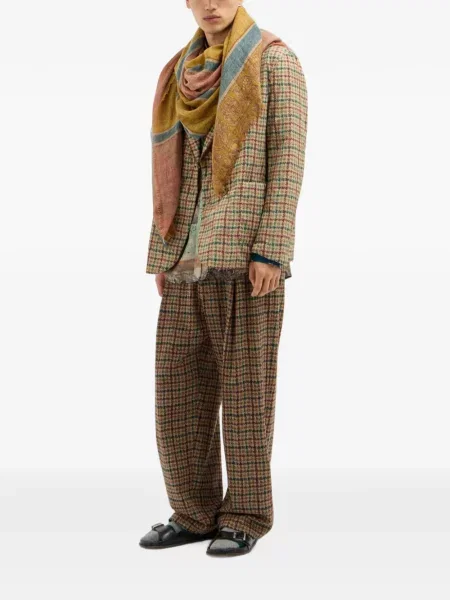 Pantaloni Pierre-louis Mascia cu model pepito maro